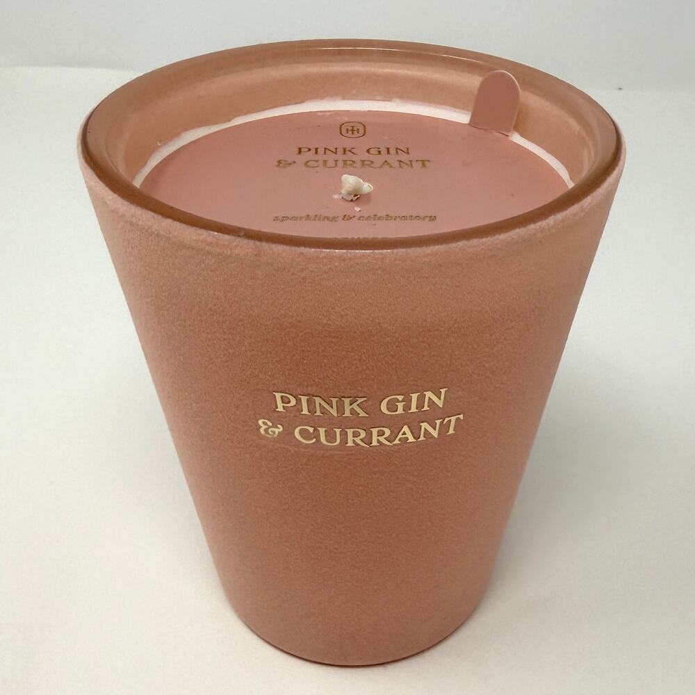 Target Threshold Pink Gin & Currant Scented 12.6 oz 5 Inch Candle